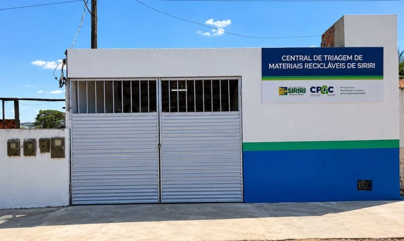Cooperativa de Siriri inicia atividades e fortalece a gestão de resíduos sólidos no município.