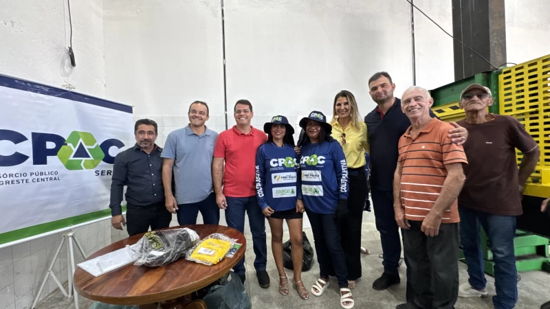 Frei Paulo ganha nova sede da Central de Triagem de Materiais Recicláveis através da parceria entre o CPAC e a Prefeitura