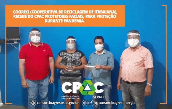 Mais uma ação do CPAC, desta vez a cooperativa beneficiada foi à COOPERDIVINA (Cooperativa de Reciclagem de Divina Pastora)