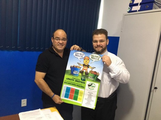 Entrega do Material de Coleta Seletiva no Município de Itabaiana