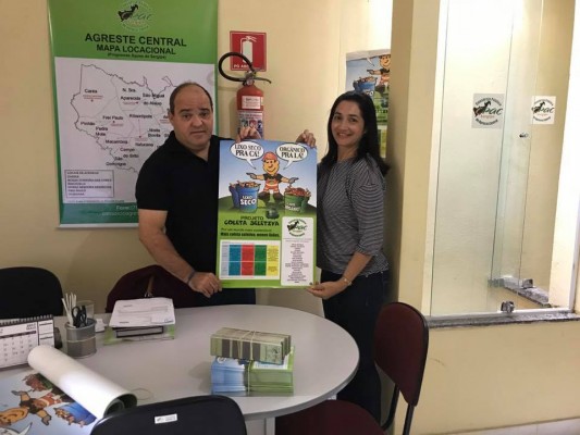 Entrega do Material de Coleta Seletiva ao Município de Malhador
