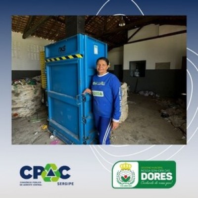 CONSÓRCIO PÚBLICO DO AGRESTE CENTRAL SERGIPANO - CPAC, FAZ ENTREGA DE EQUIPAMENTOS PARA A CORD- COOPERATIVA DE RECICLAGEM DE NOSSA SENHORA DAS DORES