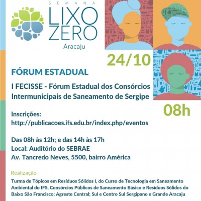 I FECISSE - Fórum Estadual dos Consórcios Intermunicipais de Saneamento de Sergipe