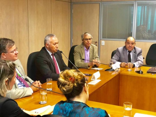 Reunião no Ministério do Meio do Ambiente