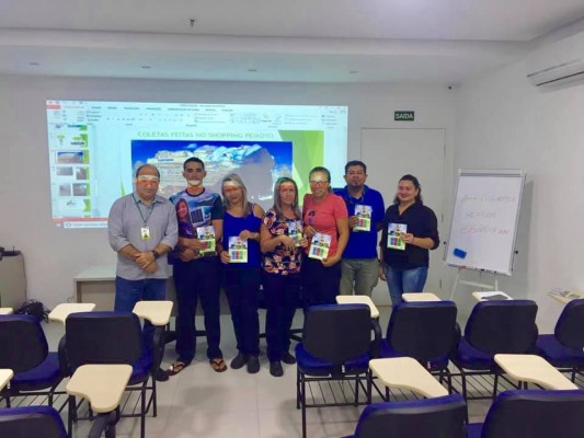 Consórcio Público do Agreste Central Sergipano - CPAC, promove treinamento sobre “ A importância da Coleta Seletiva”,aos Lojistas, funcionários e colaboradores do Shopping Peixoto.