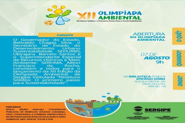 XII Olimpíada Ambiental, PARTICIPE!