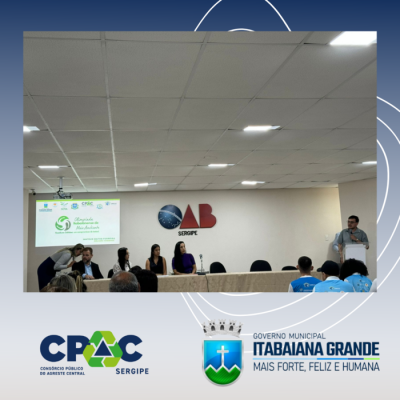 CPAC E PREFEITURA DE ITABAIANA LANÇA A 1ª OLIMPÍADA DE MEIO AMBIENTE COM FOCO NO GERENCIAMENTO DE RESÍDUOS SÓLIDOS.