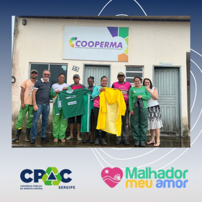 CONSÓRCIO PÚBLICO DO AGRESTE CENTRAL SERGIPANO - CPAC, FAZ ENTREGA DE FARDAMENTOS E EPI’S AOS CATADORES DE MATERIAIS RECICLÁVEIS NO CENTRO REGIONAL DE TRIAGEM