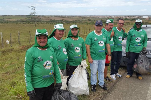 Coleta Seletiva na peregrinação N.S. de Aparecida