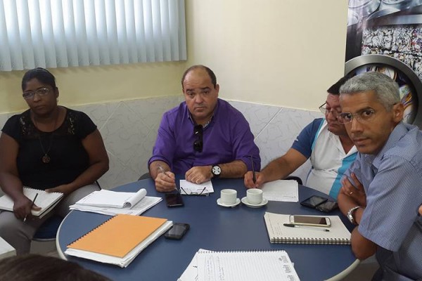 Reunião na Superintendência de Qualidade Ambiental da Semarh