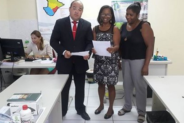 Reunião na Superintendência da Semarh
