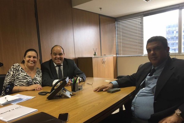 Visita a sede do Ministério das Cidades