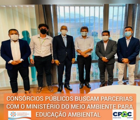 EDUCAÇÃO AMBIENTAL É TEMA DE REUNIAO ENTRE CONSÓRCIOS PÚBLICOS EM RESÍDUOS SÓLIDOS DE SERGIPE E MINISTÉRIO DO MEIO AMBIENT