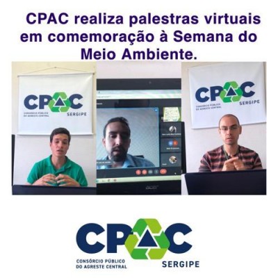 CPAC realiza palestras virtuais em comemoração à Semana do Meio Ambiente