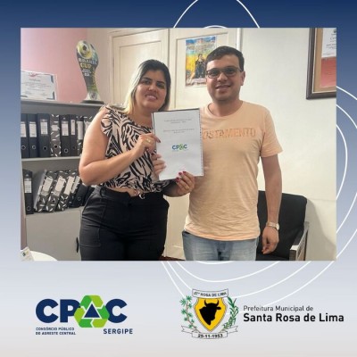 CONSÓRCIO PÚBLICO DO AGRESTE CENTRAL SERGIPANO - CPAC, FAZ ENTREGA DO PRAD, NO MUNICIPIO DE SANTA ROSA DE LIMA