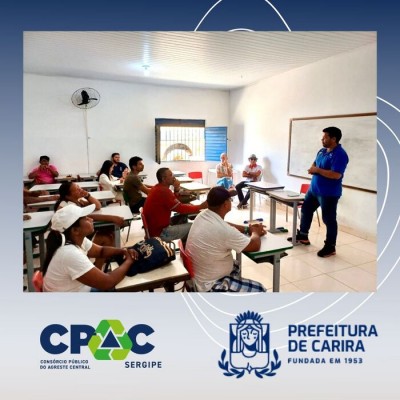 CPAC E PREFEITURA DE CARIRA REALIZAM ASSEMBLEIA DE FORMALIZAÇÃO DA COOPERATIVA DE MATERIAIS RECICLÁVEIS DO MUNICÍPIO
